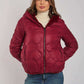 Women Regular Fit Fur - Burgundy