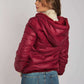 Women Regular Fit Fur - Burgundy