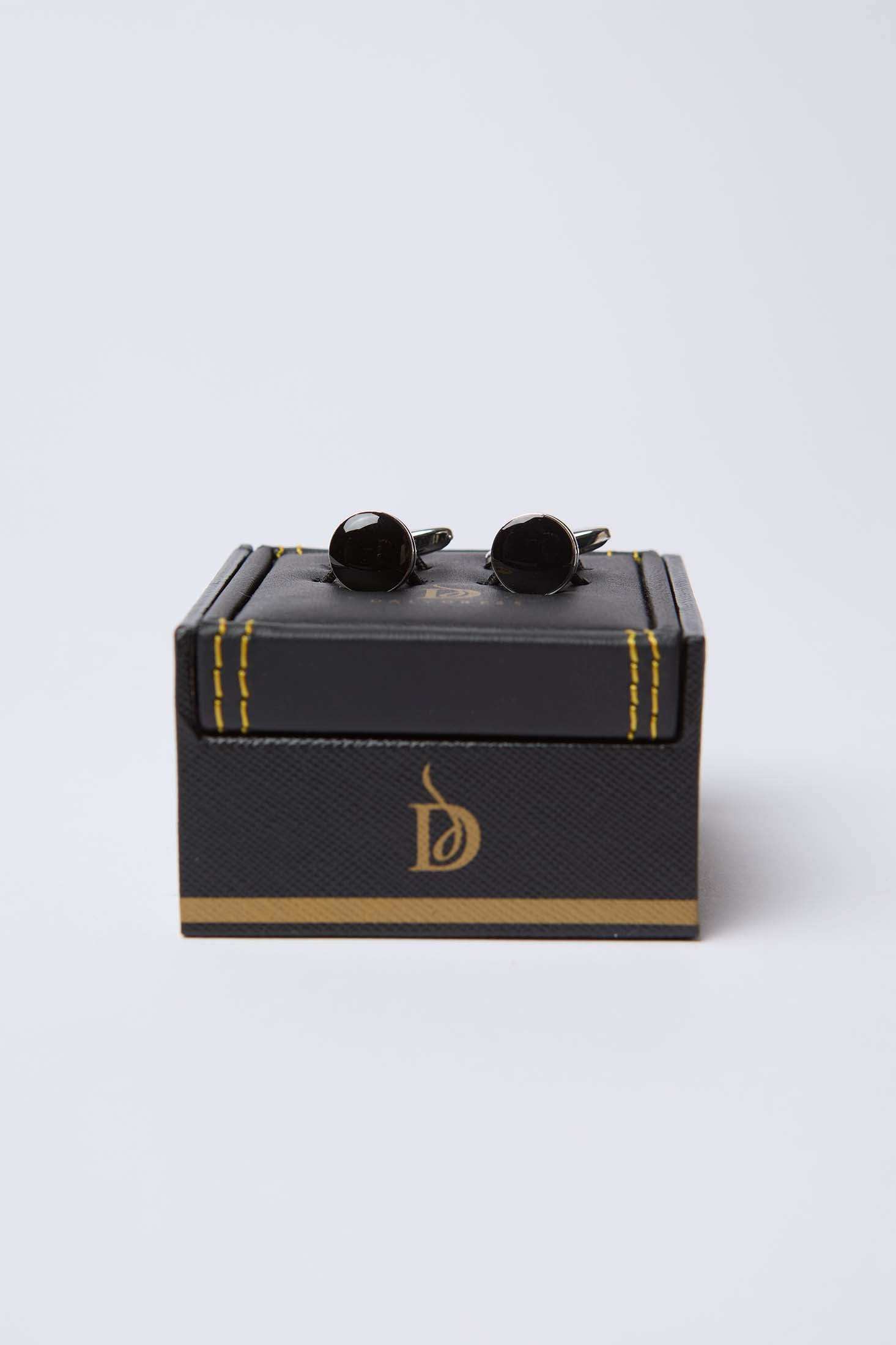 Men Regular Fit Cuff-Link - Silver
