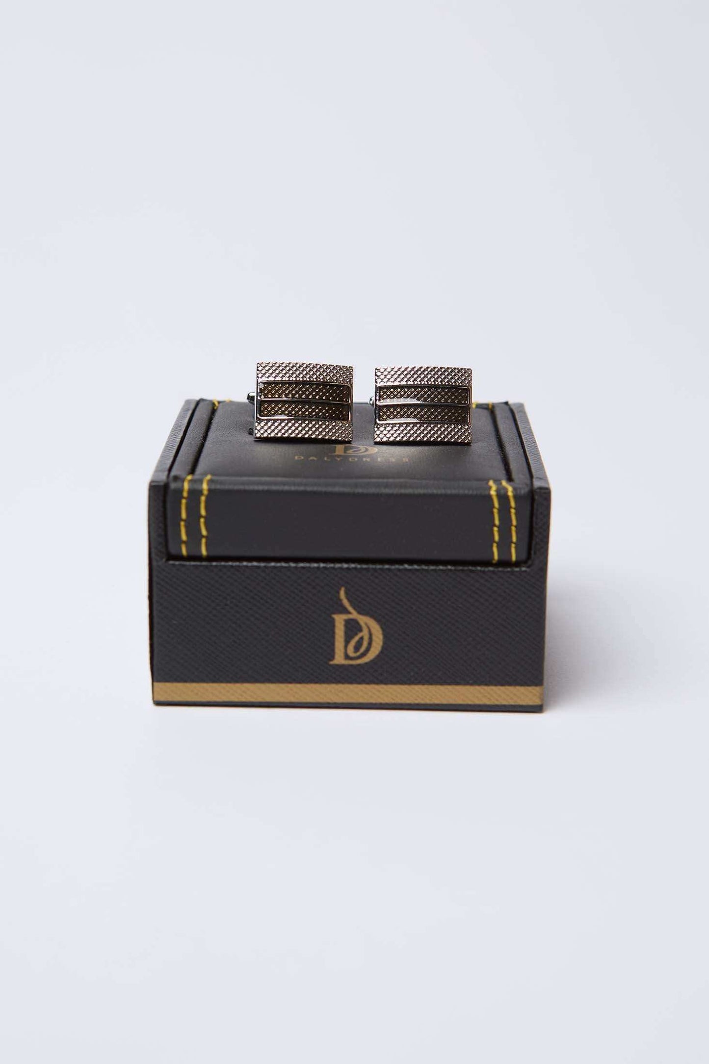 Men Regular Fit Cuff-Link - Silver