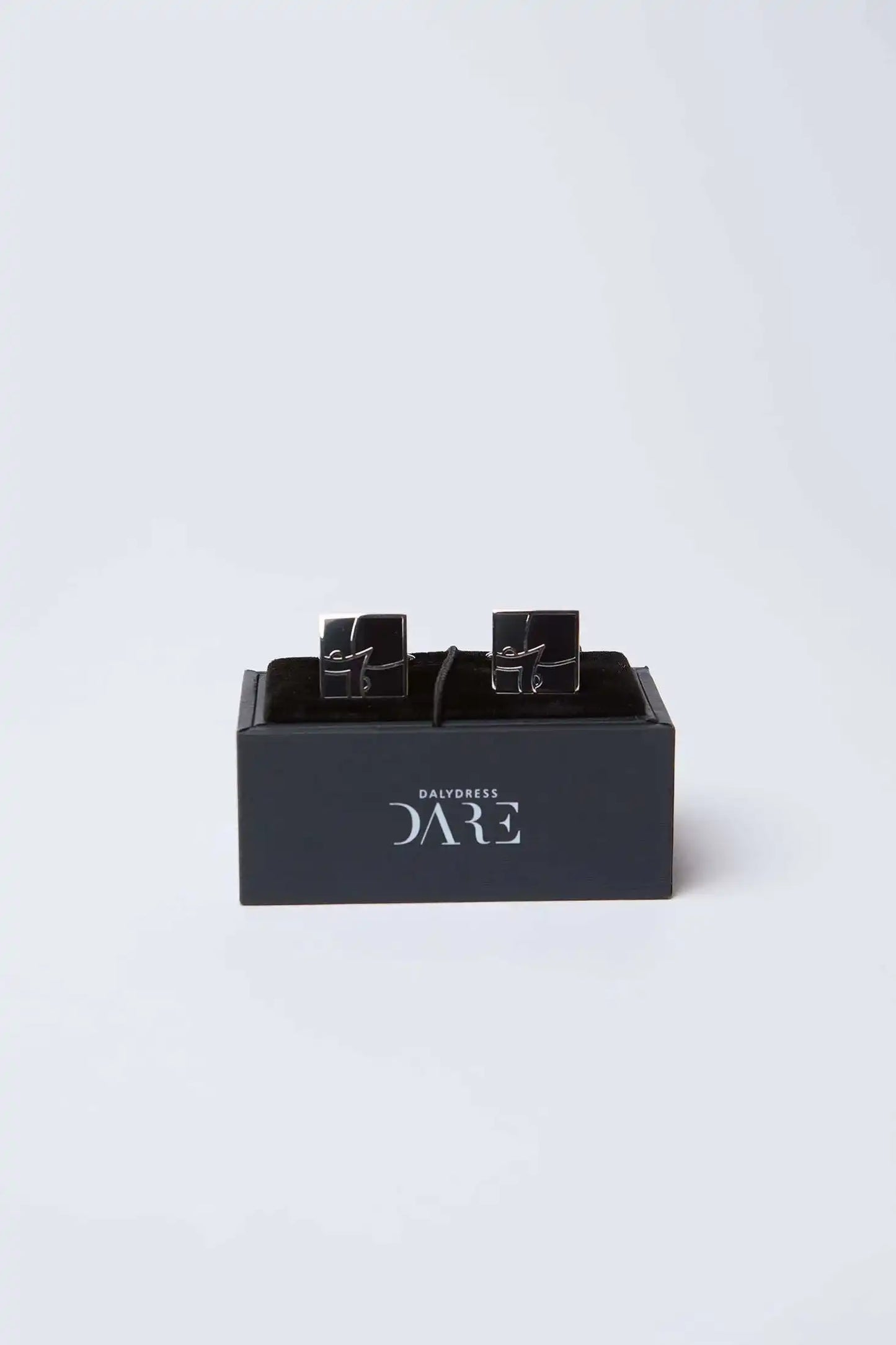 Square Abstract Line Design Cufflink
