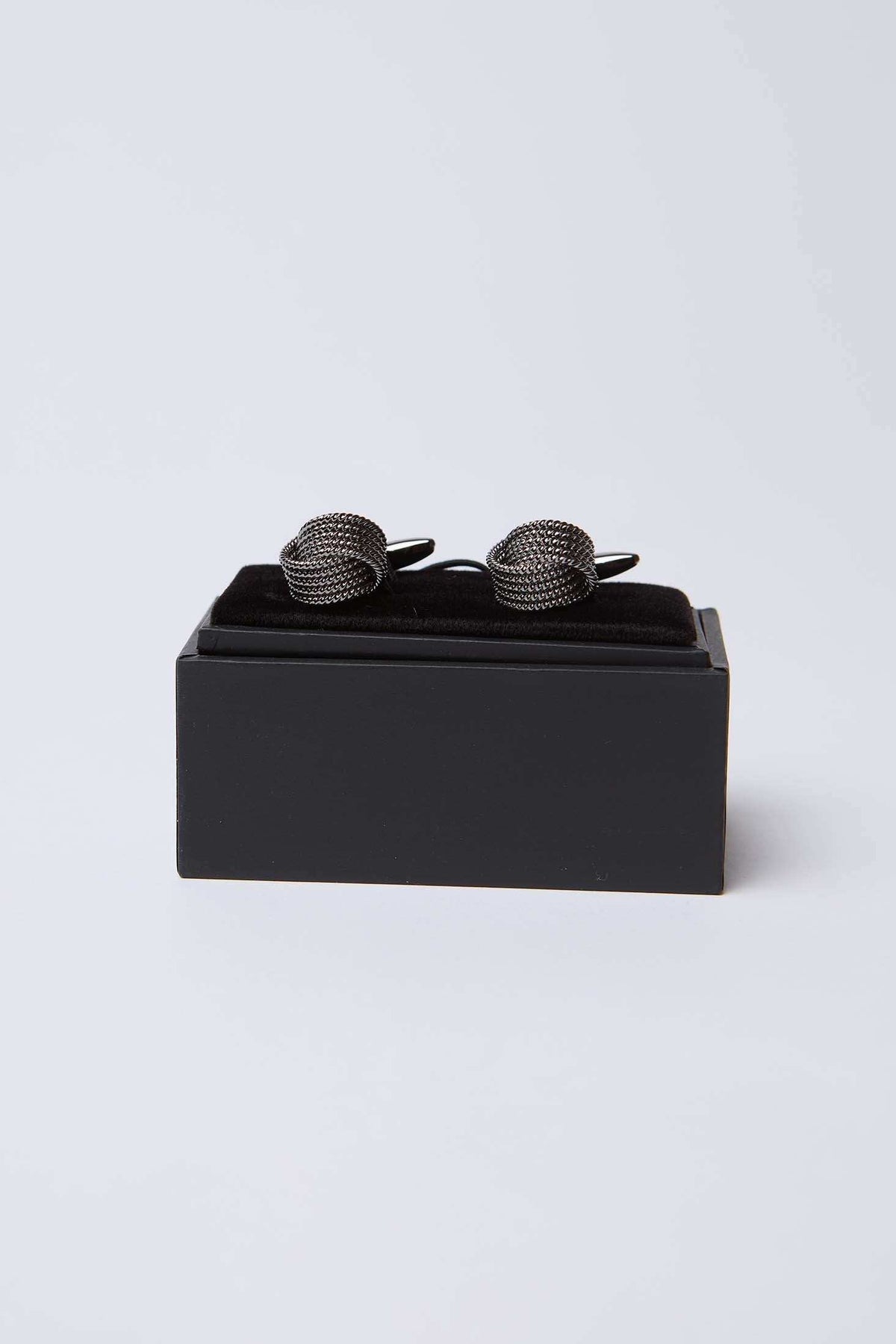 Textured Knot Design Cufflink