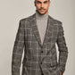 Men Regular Fit Blazer - Grey