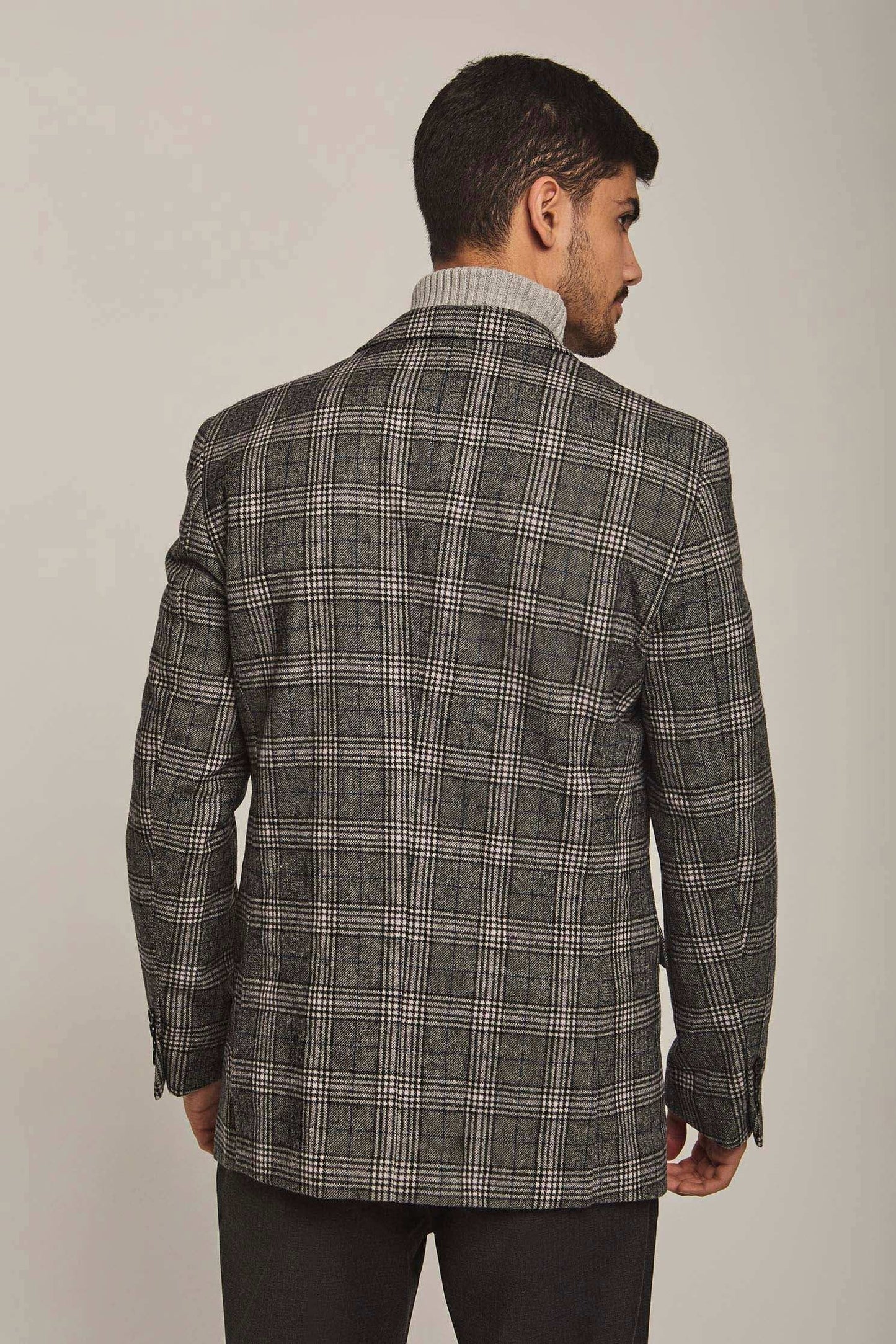 Men Regular Fit Blazer - Grey