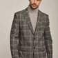 Men Regular Fit Blazer - Grey