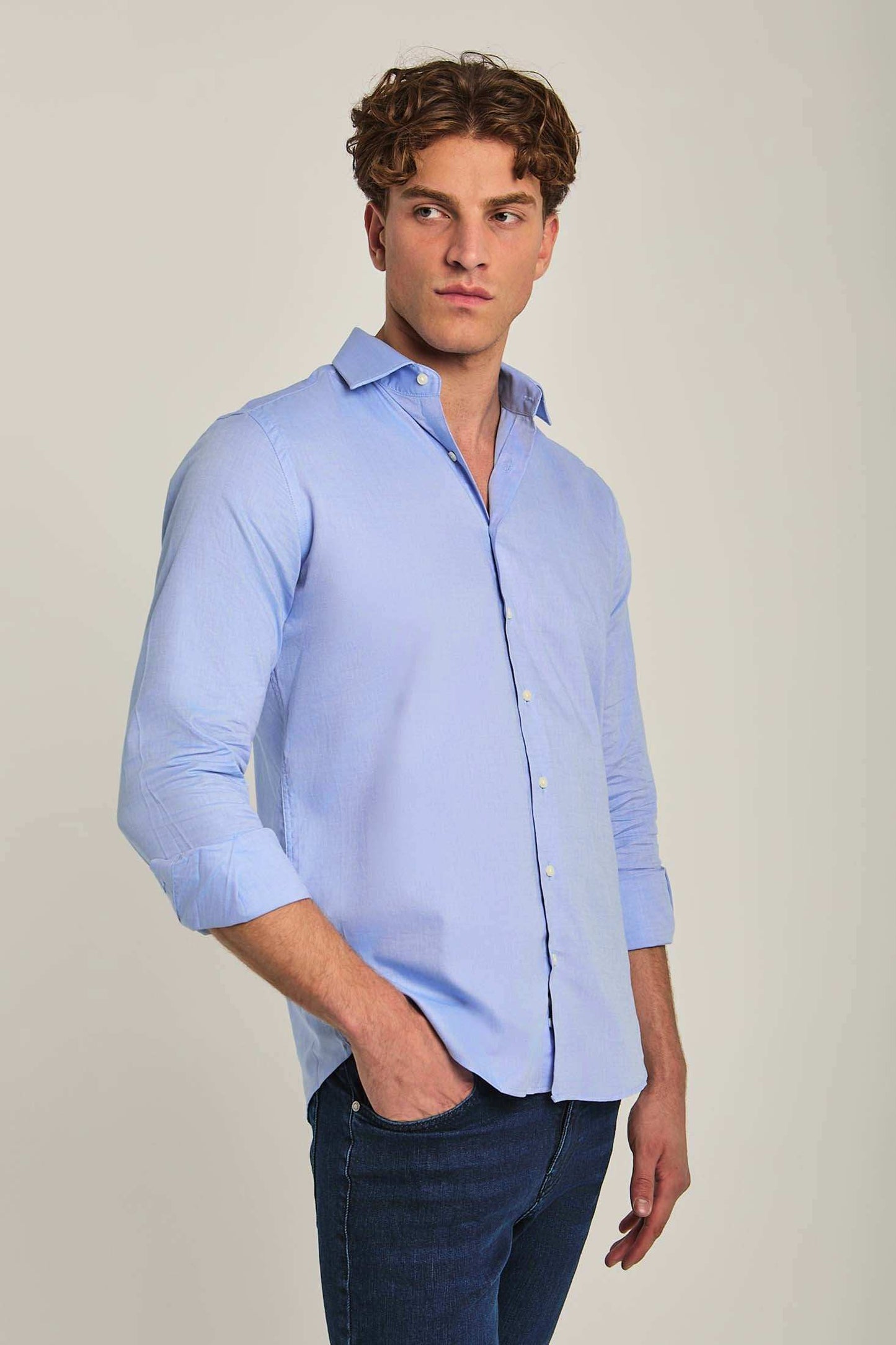 Men Regular Fit Shirt - Blue
