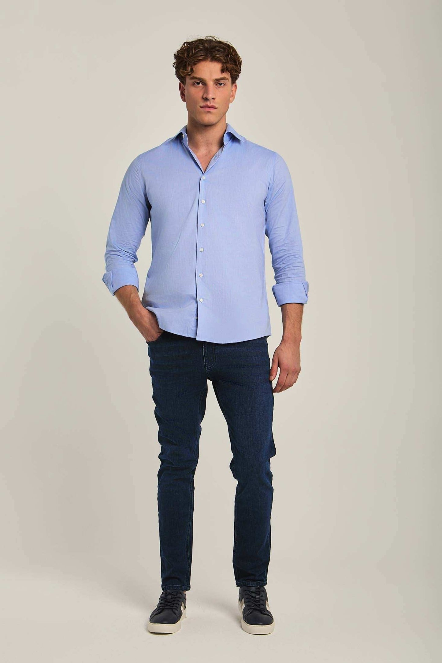 Men Regular Fit Shirt - Blue