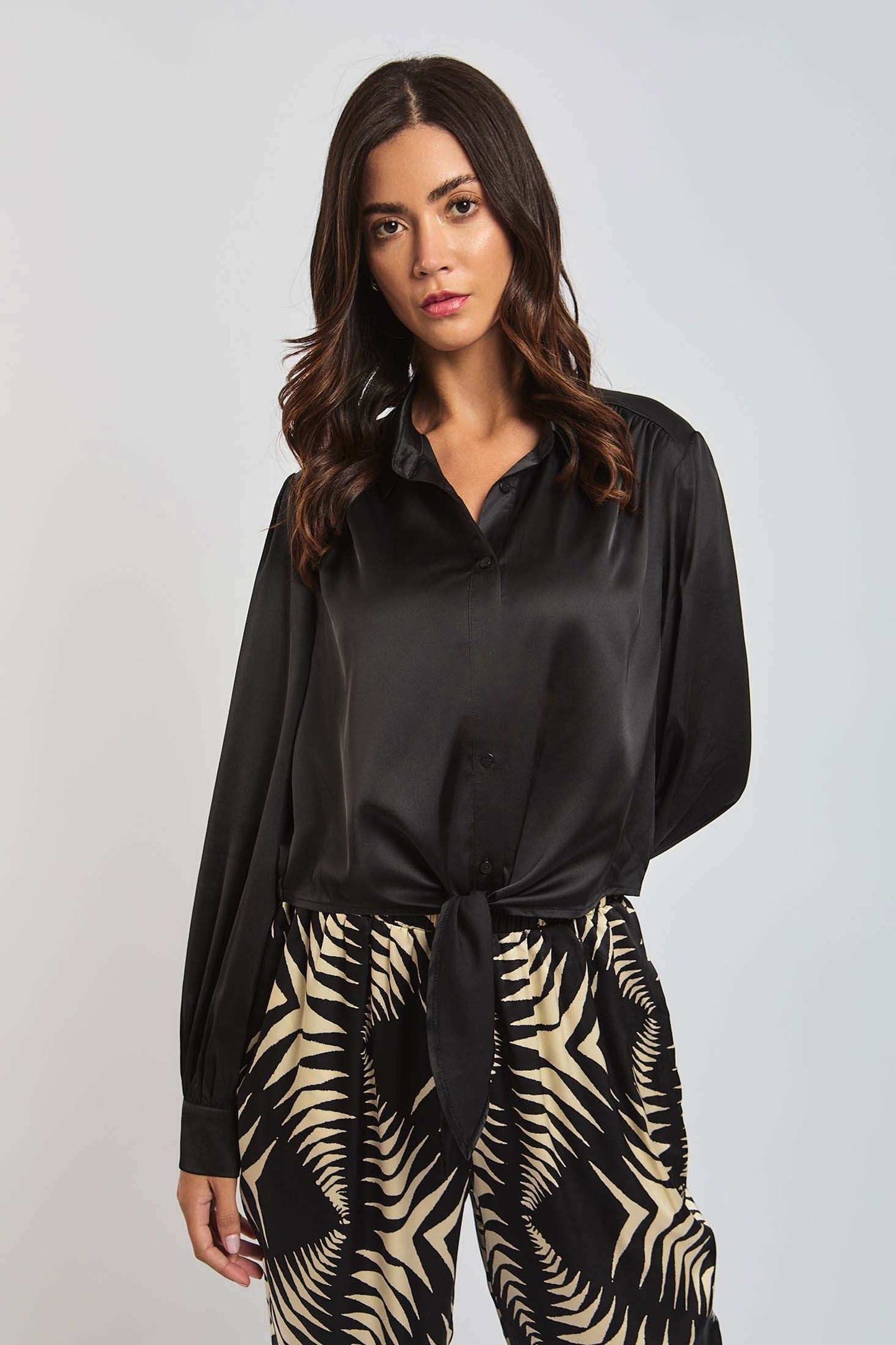 بلوزة نسائية عادية - برتقالية