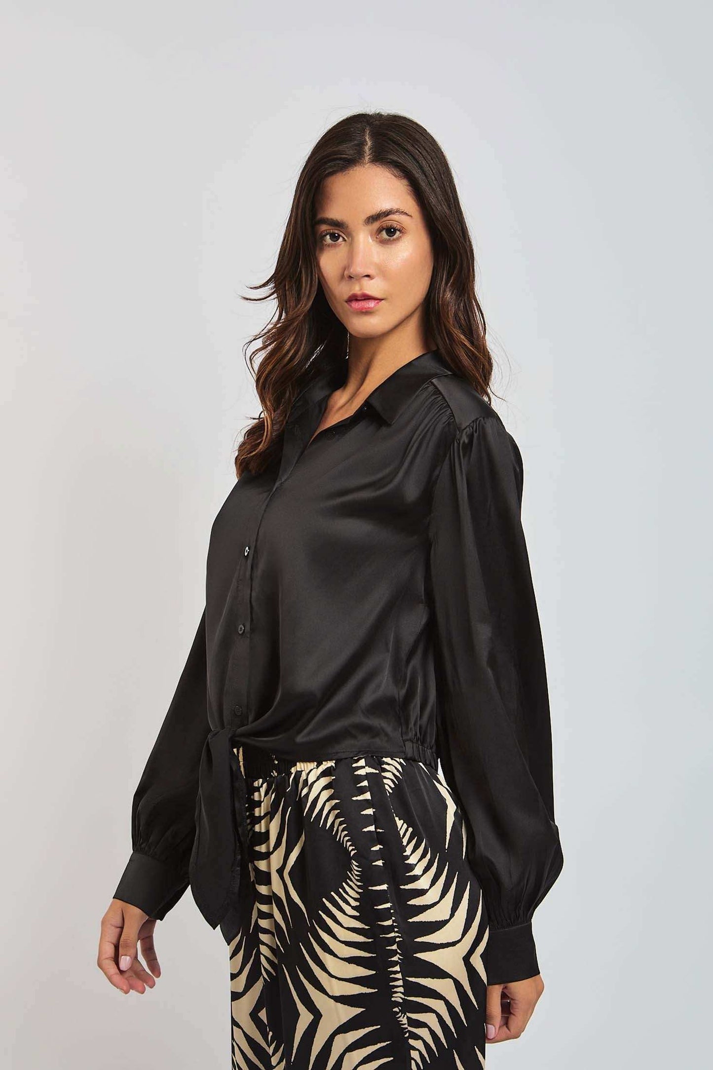 بلوزة نسائية عادية - برتقالية