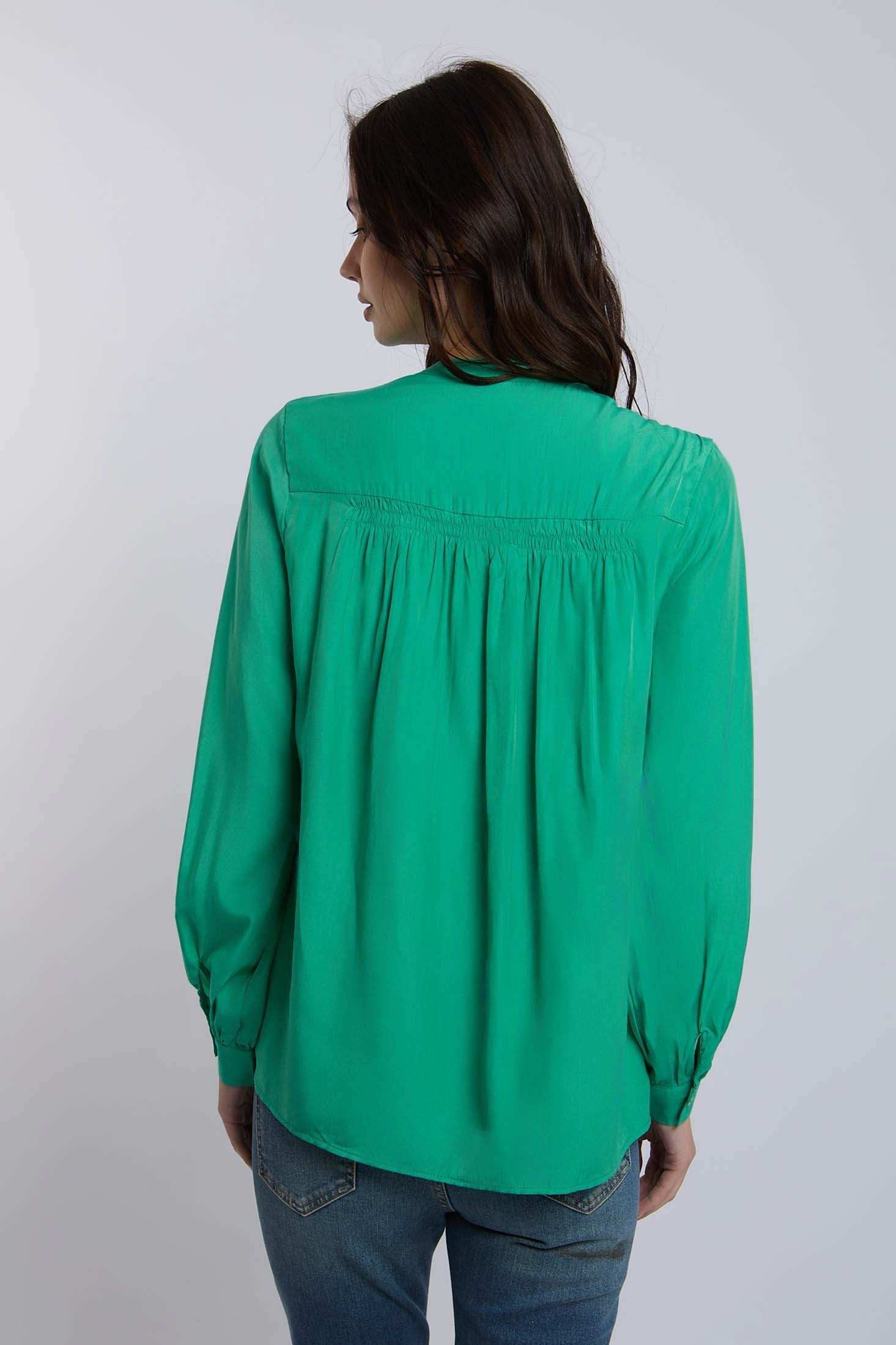 Women Regular Fit Blouse - Mint Green