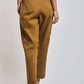Women Regular Fit Pant - Brown