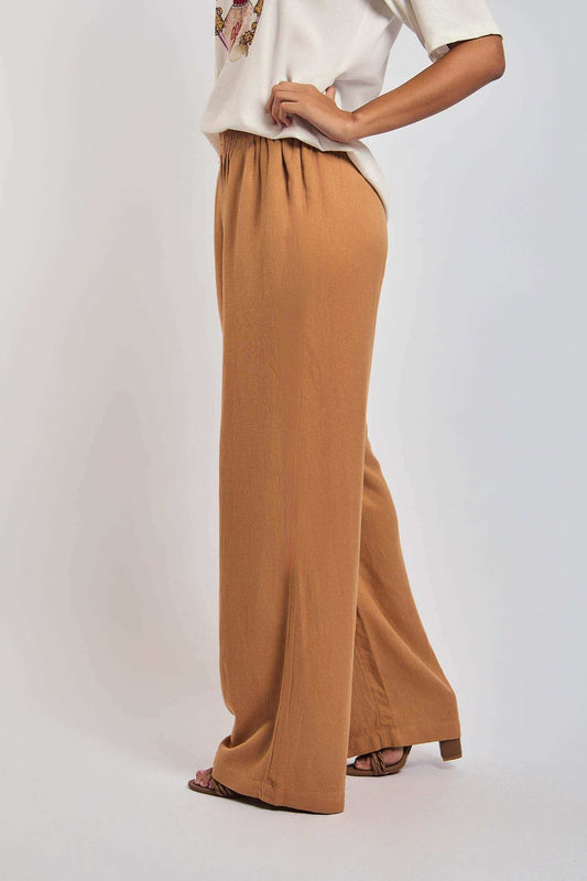 Women Regular Fit Pant - Brown
