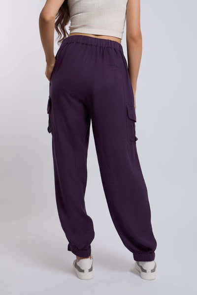 Women Cargo Pant - Blue