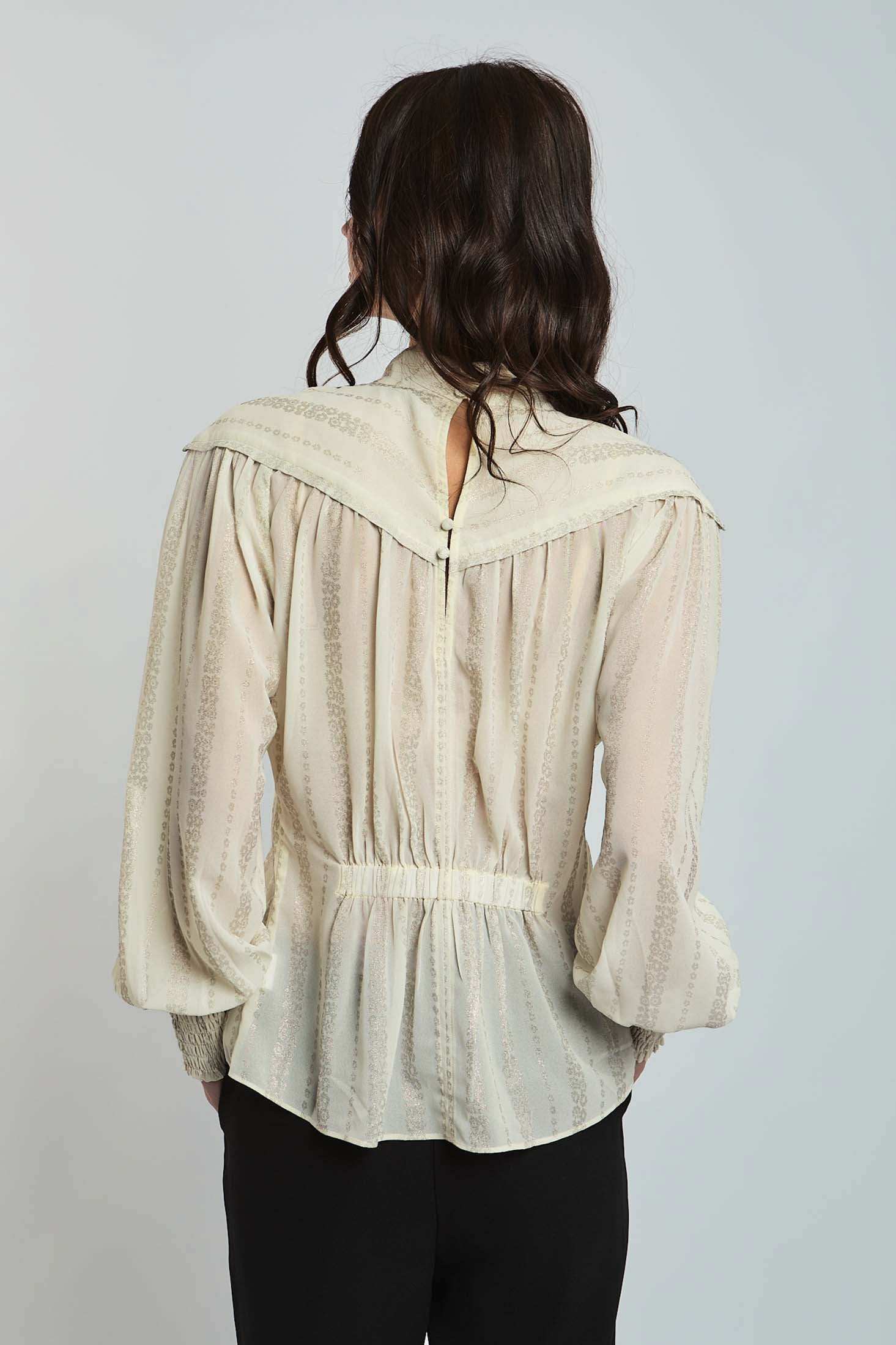 Women Regular Fit Blouse - Off White