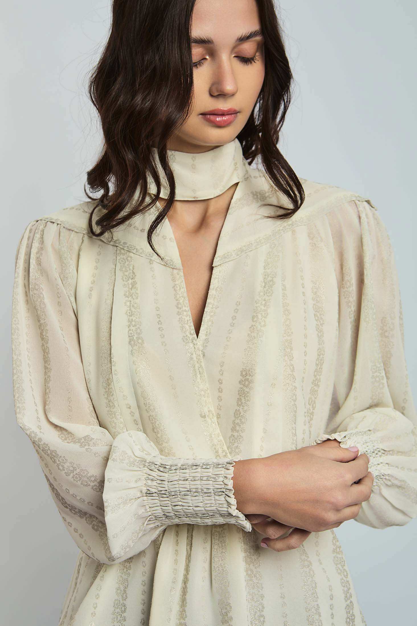 Women Regular Fit Blouse - Off White