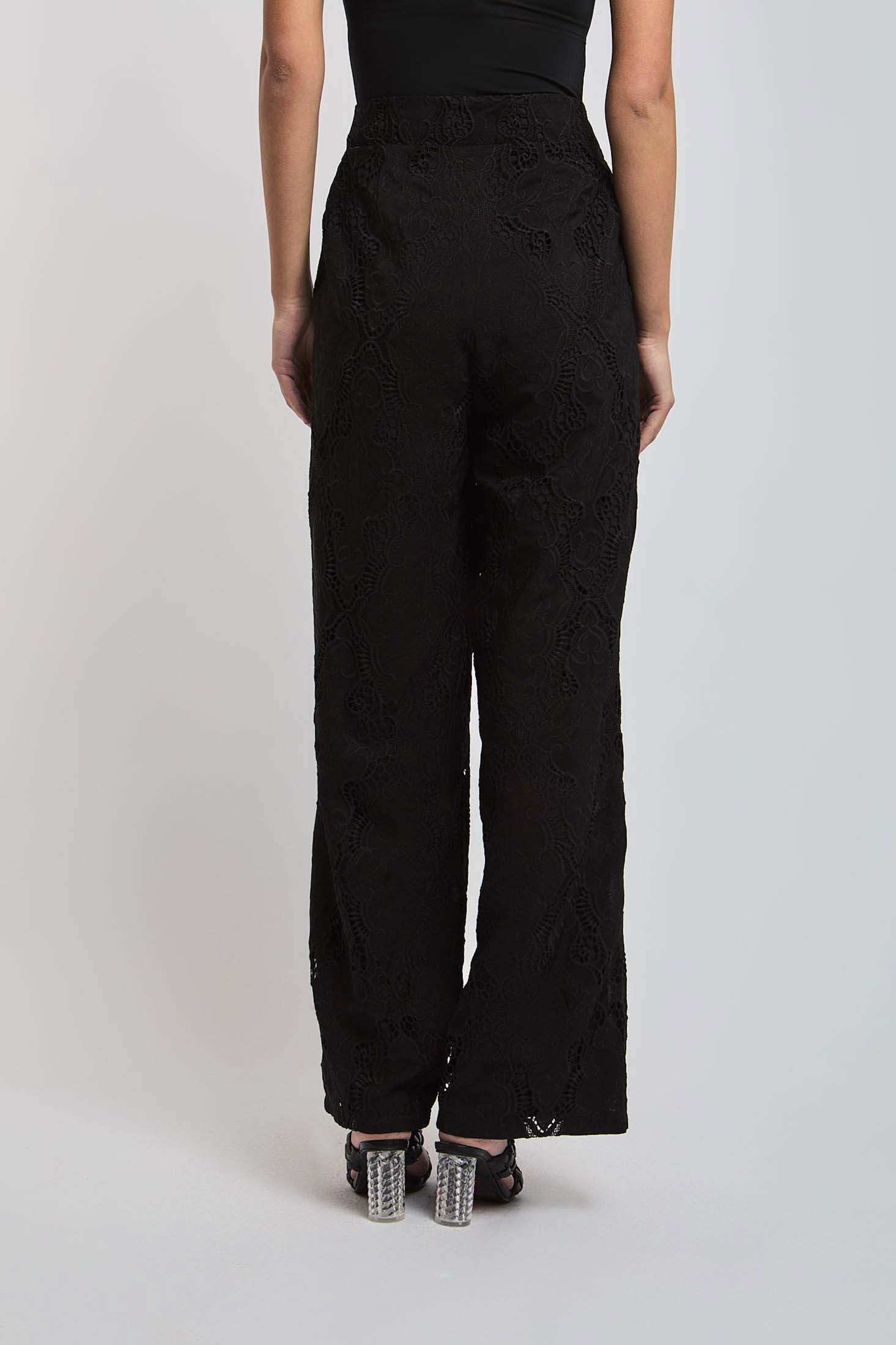Women Regular Fit Pant - Black