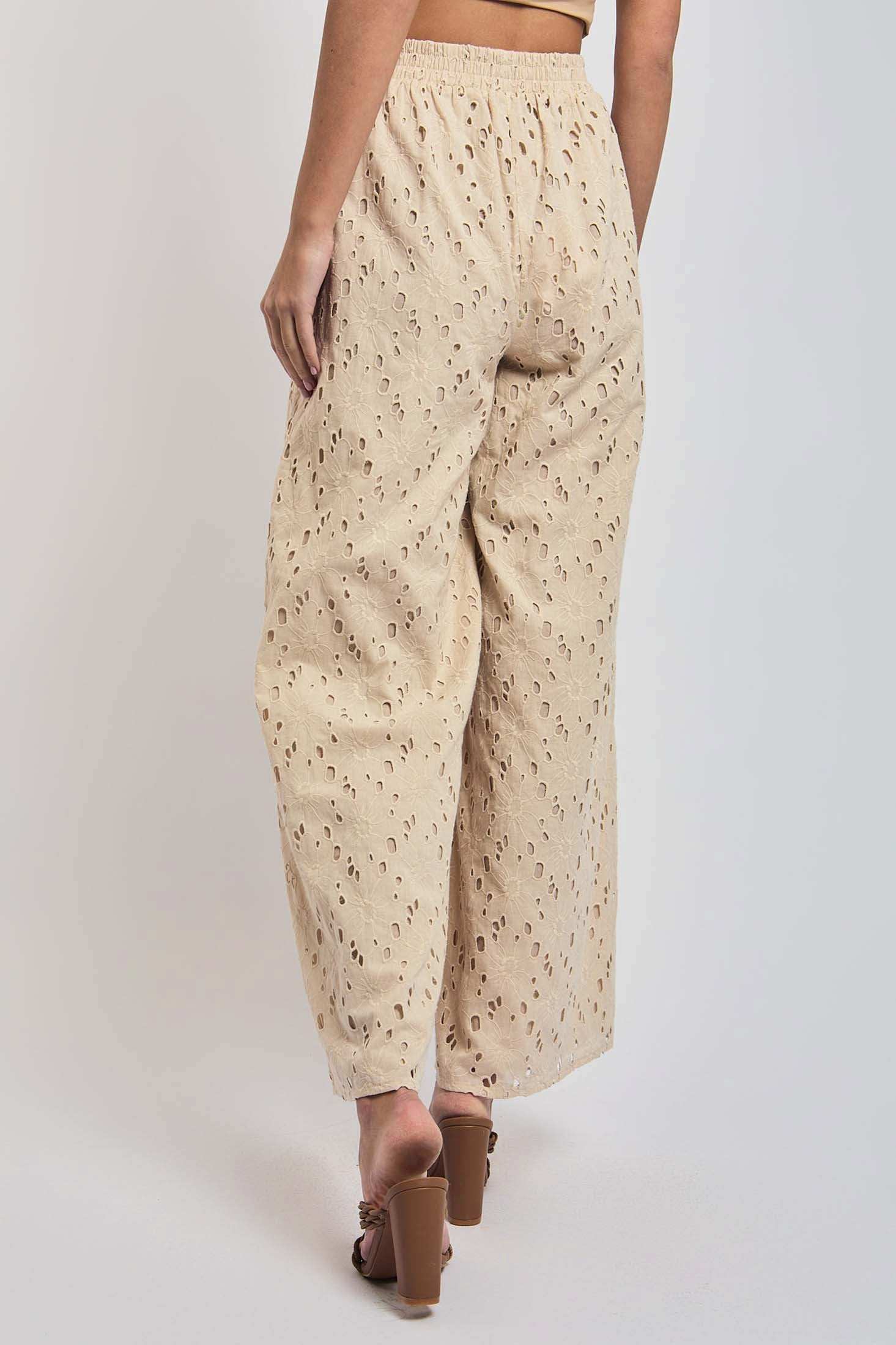 Women Regular Fit Pant - Brown