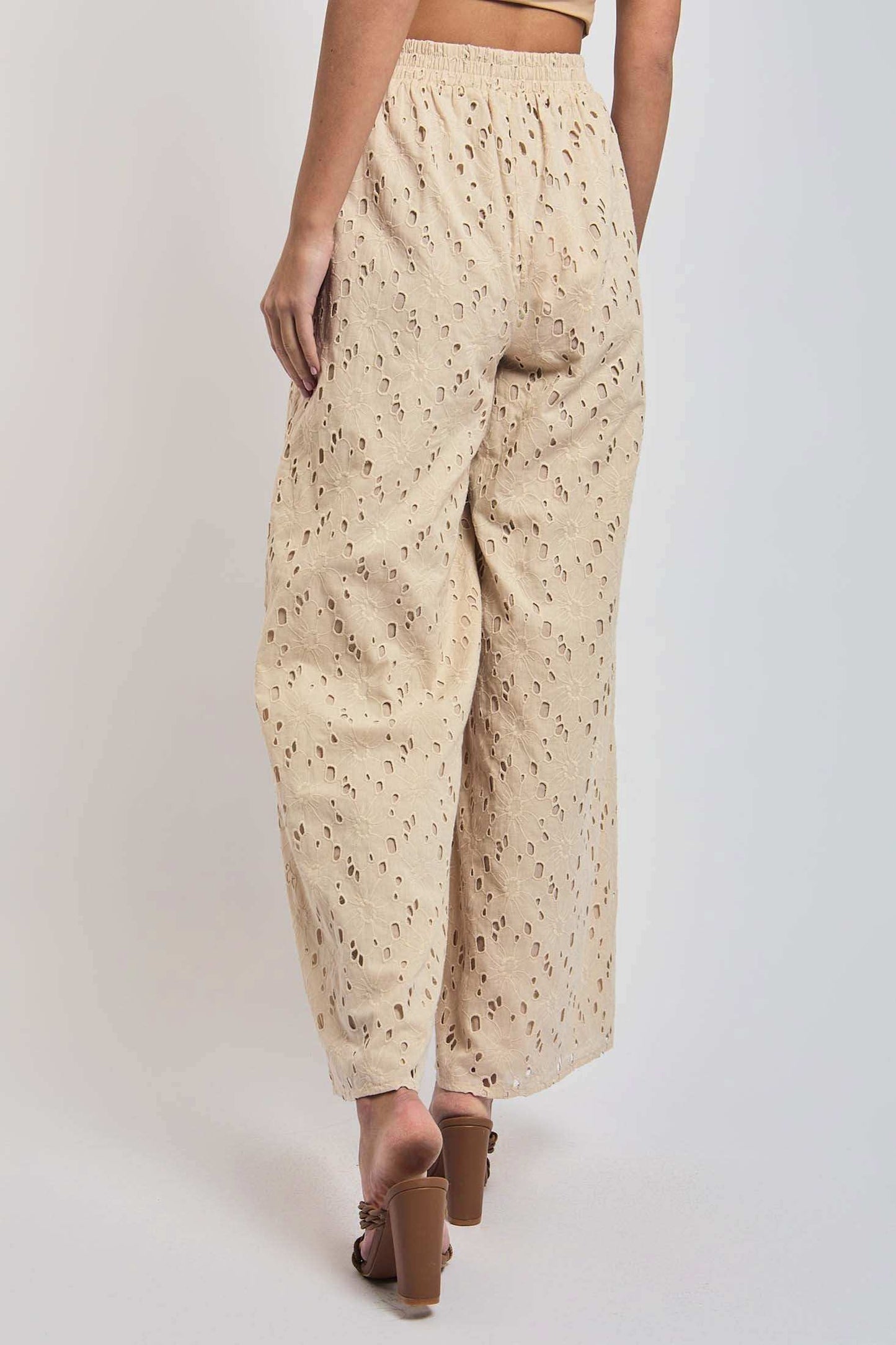 Women Regular Fit Pant - Brown