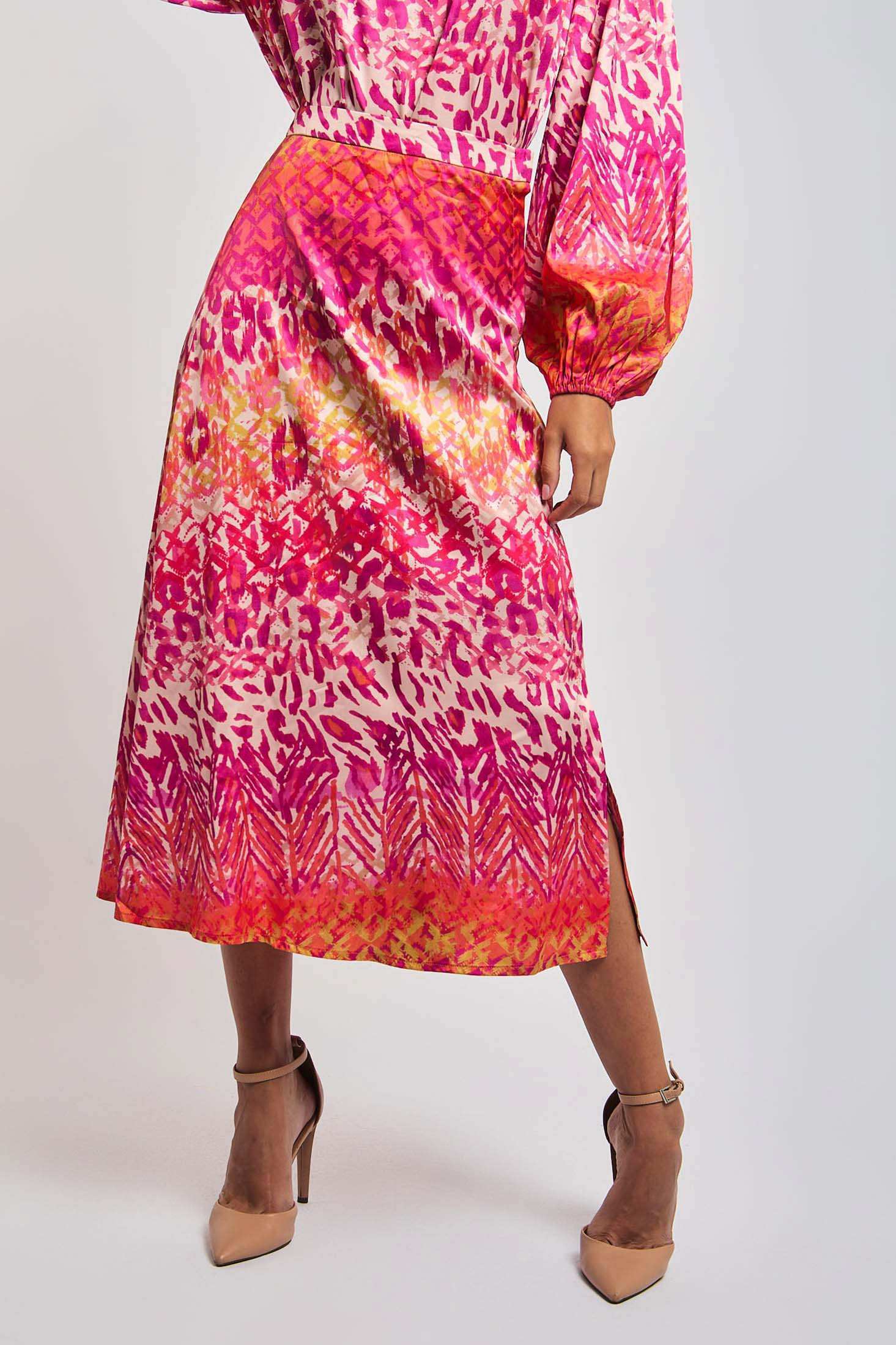 Women Regular Fit Skirt - Multicolorcolor