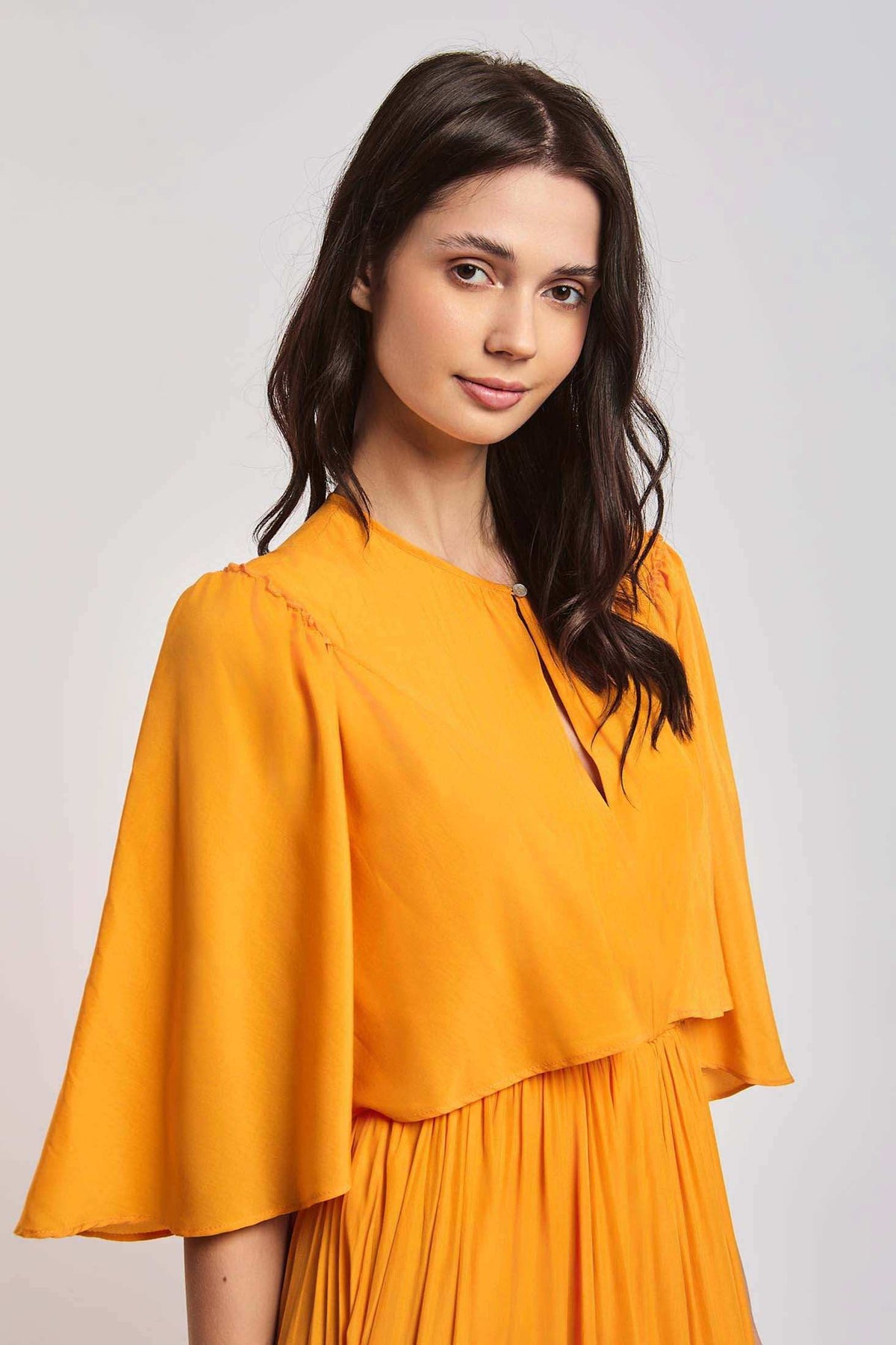 Women Regular Fit Dress - Orange