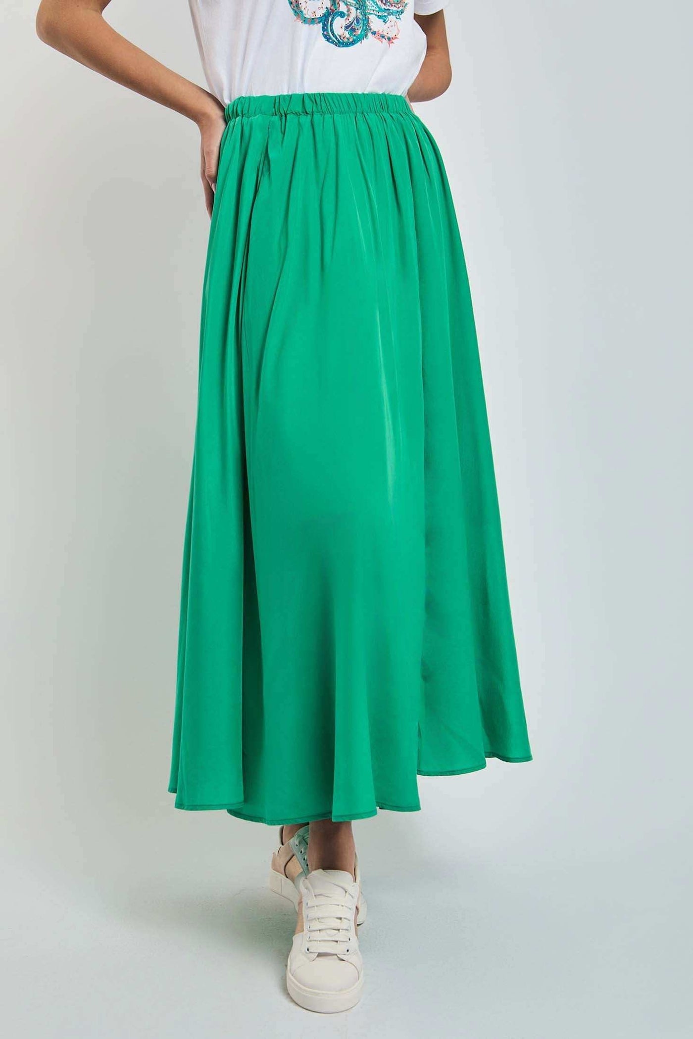 Women Regular Fit Skirt - Mint Green