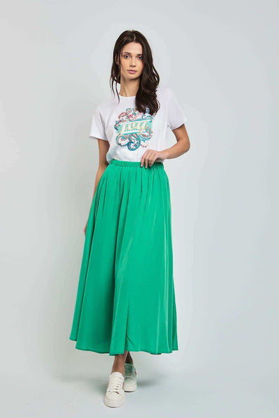 Women Regular Fit Skirt - Mint Green