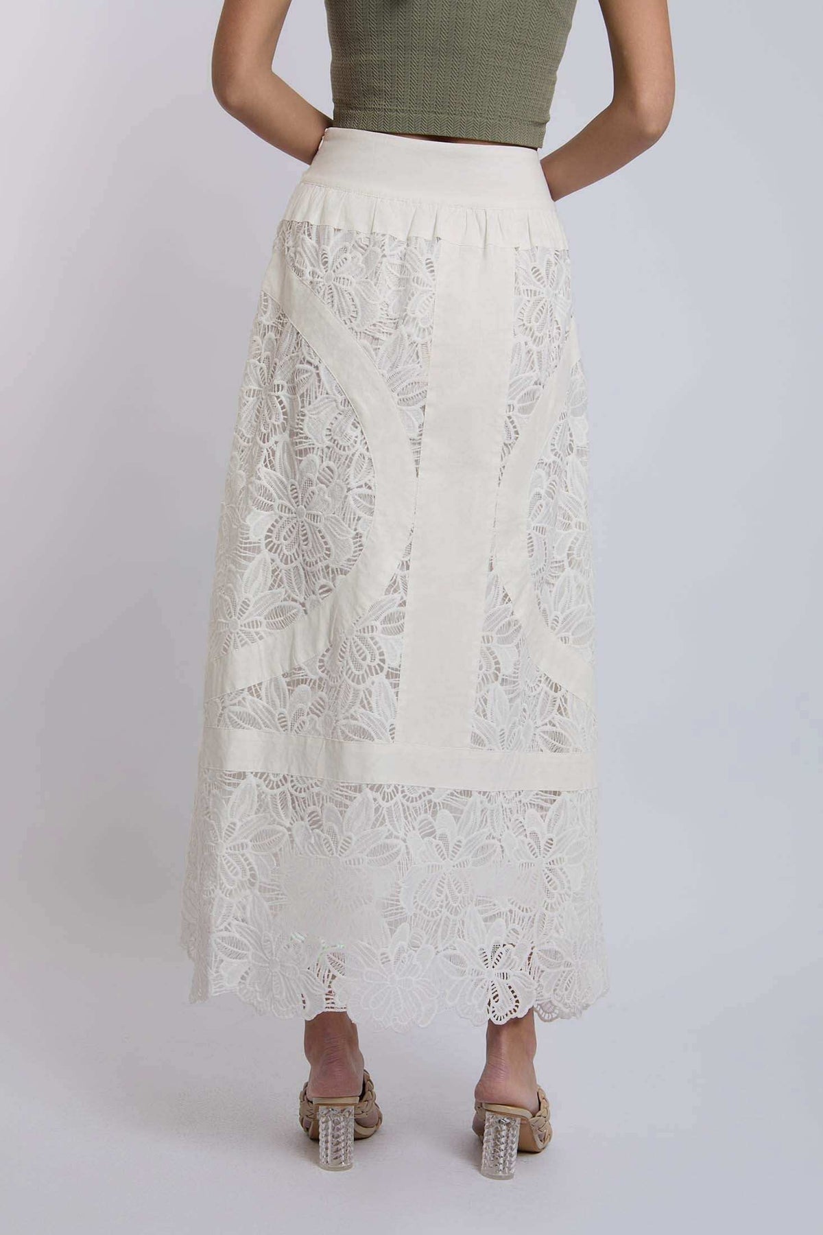 Women Regular Fit Skirt - White