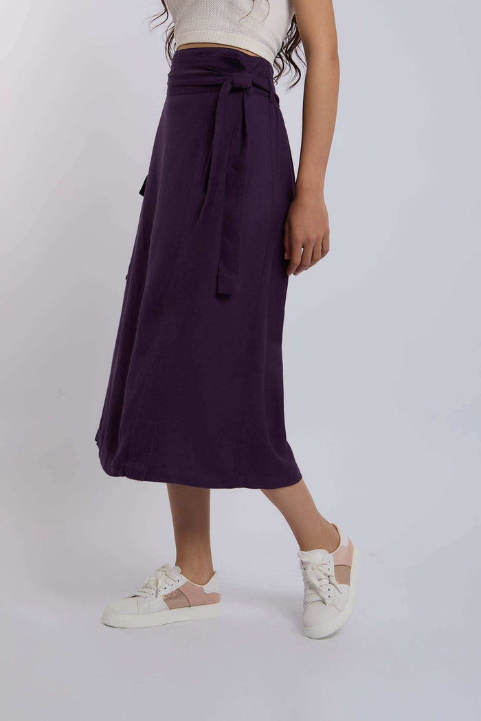 Women Regular Fit Skirt - Blue