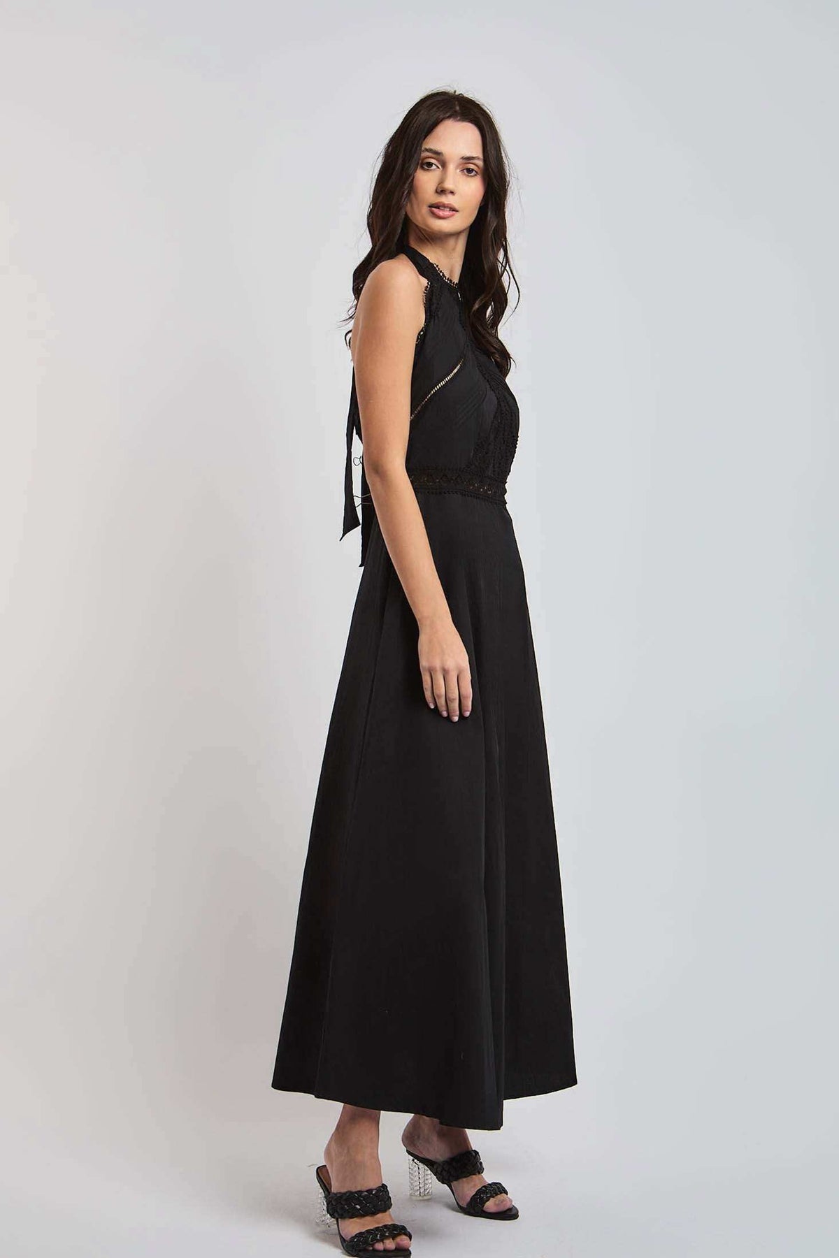 Women Regular Fit Dress - Black