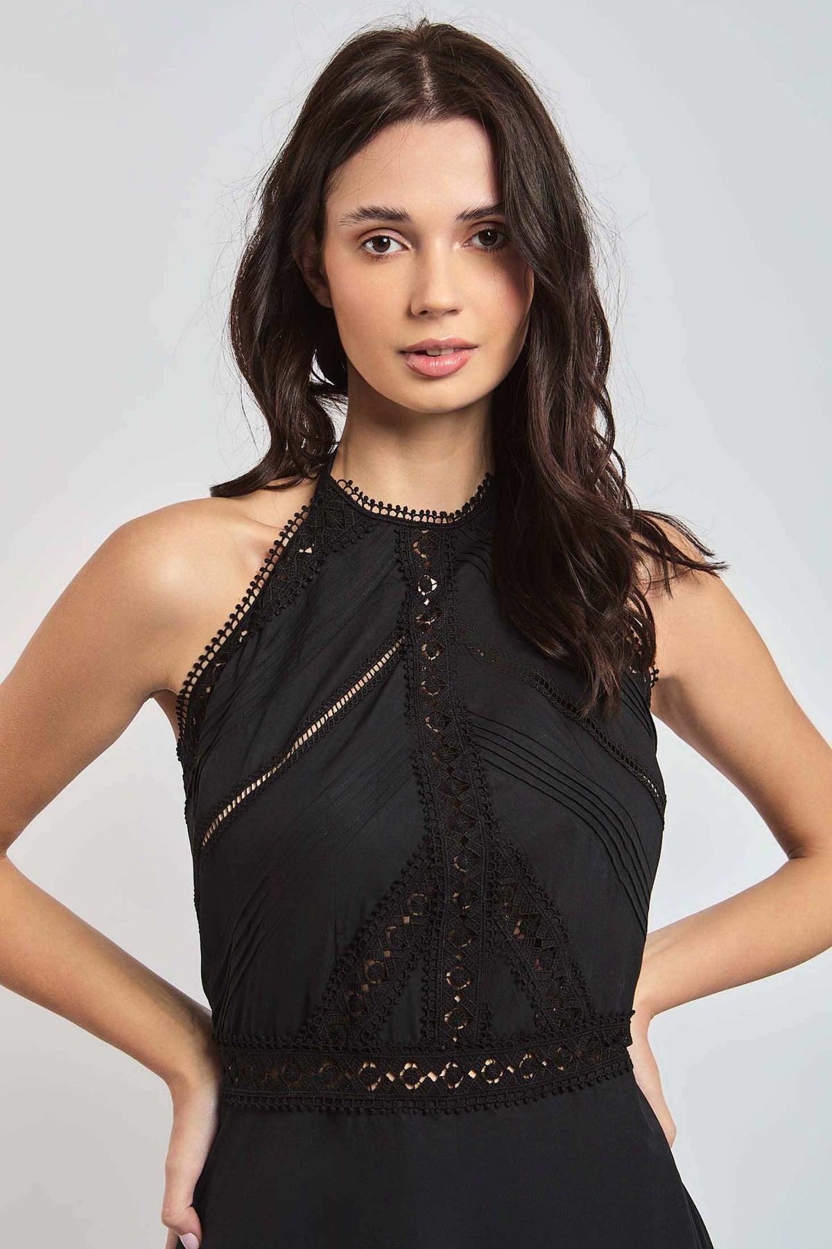 Women Regular Fit Dress - Black