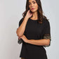 Women Regular Fit T-Shirt - Black