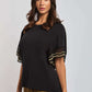 Women Regular Fit T-Shirt - Black