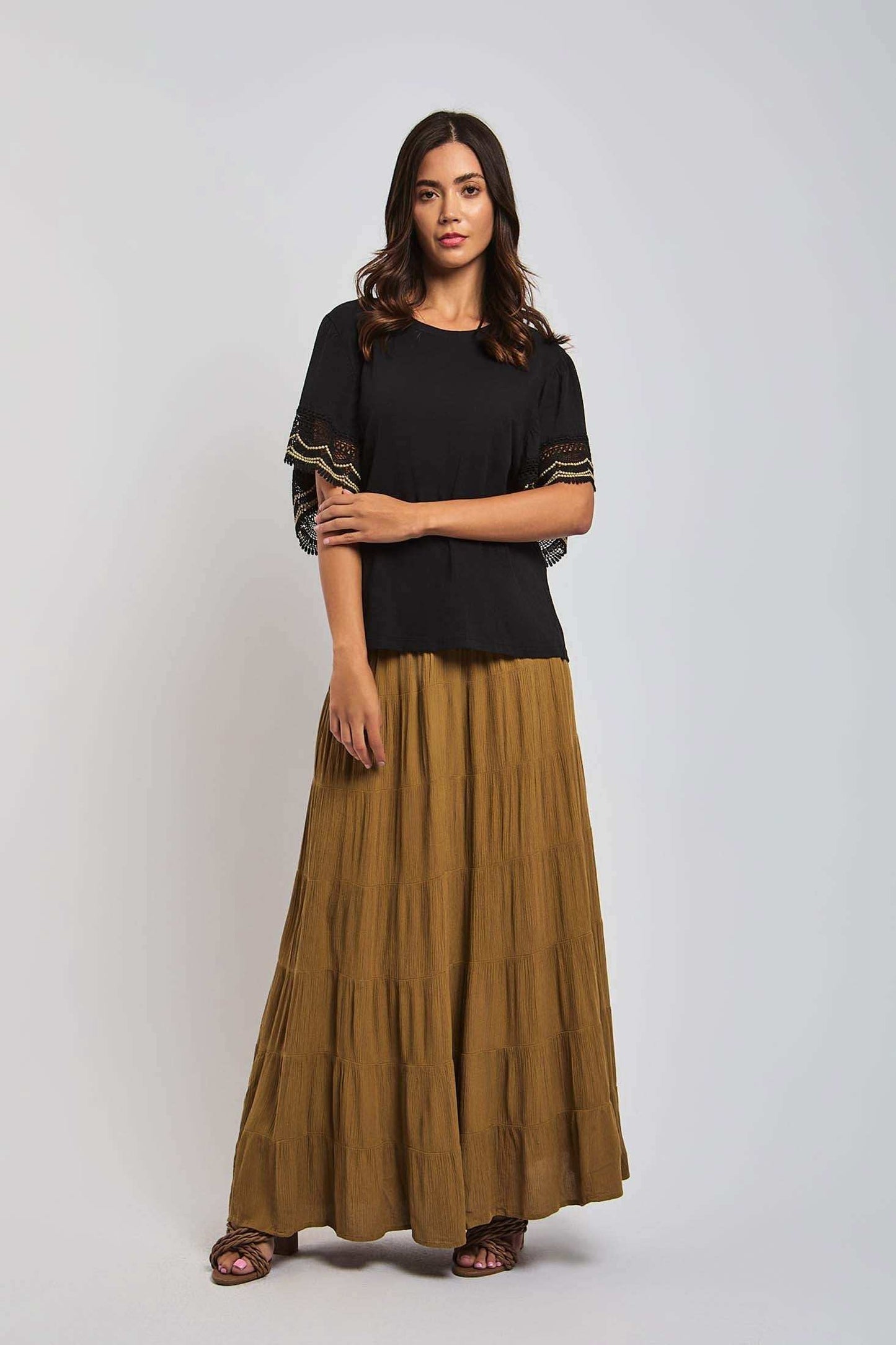 قميص نسائي عادي - وردي