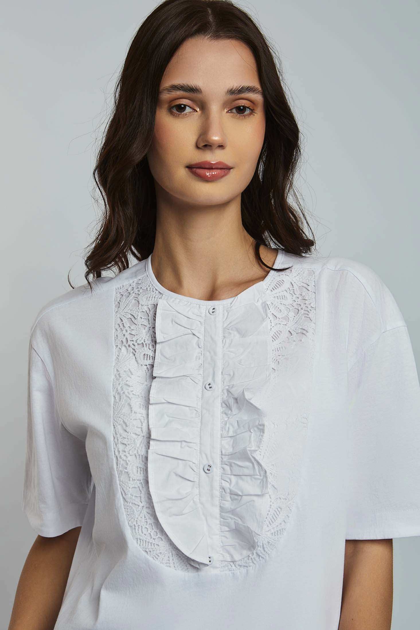 Women Regular Fit T-Shirt - White