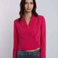 Women Regular Fit Jacket - Pink