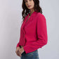 Women Regular Fit Jacket - Pink