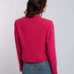 Women Regular Fit Jacket - Pink