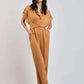 Women Regular Fit Jumpsuit - Brown