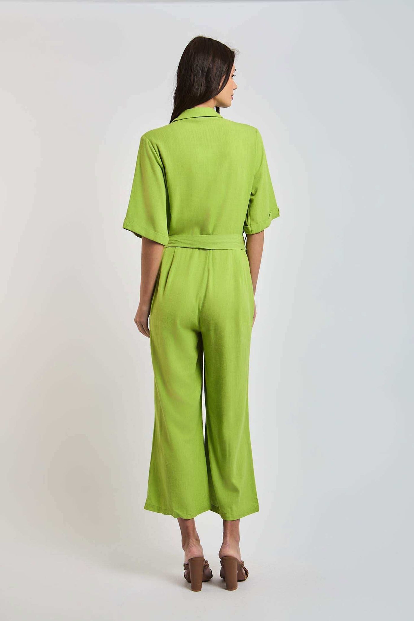 Women Regular Fit Jumpsuit - Green