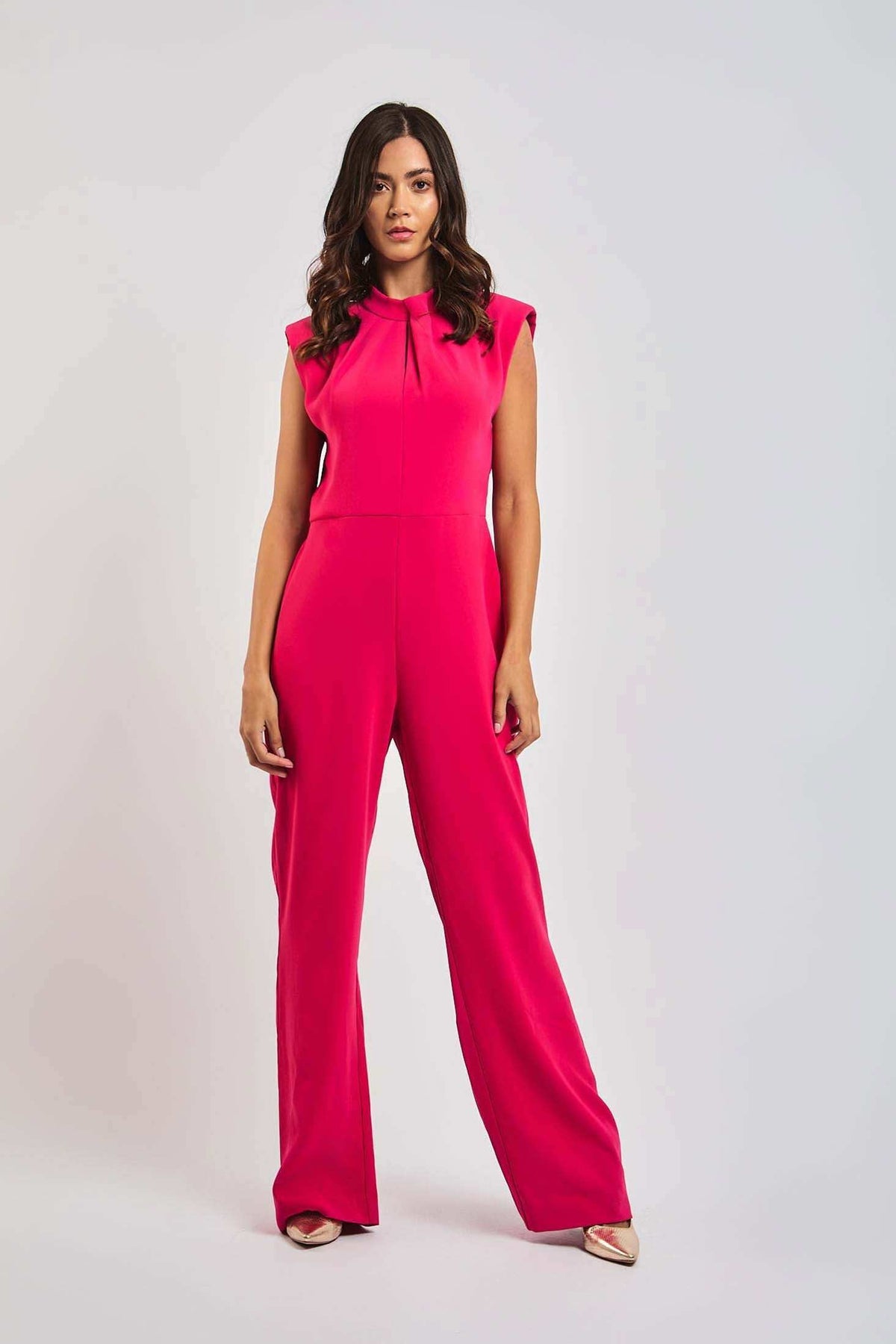 Women Regular Fit Jumpsuit - Pink