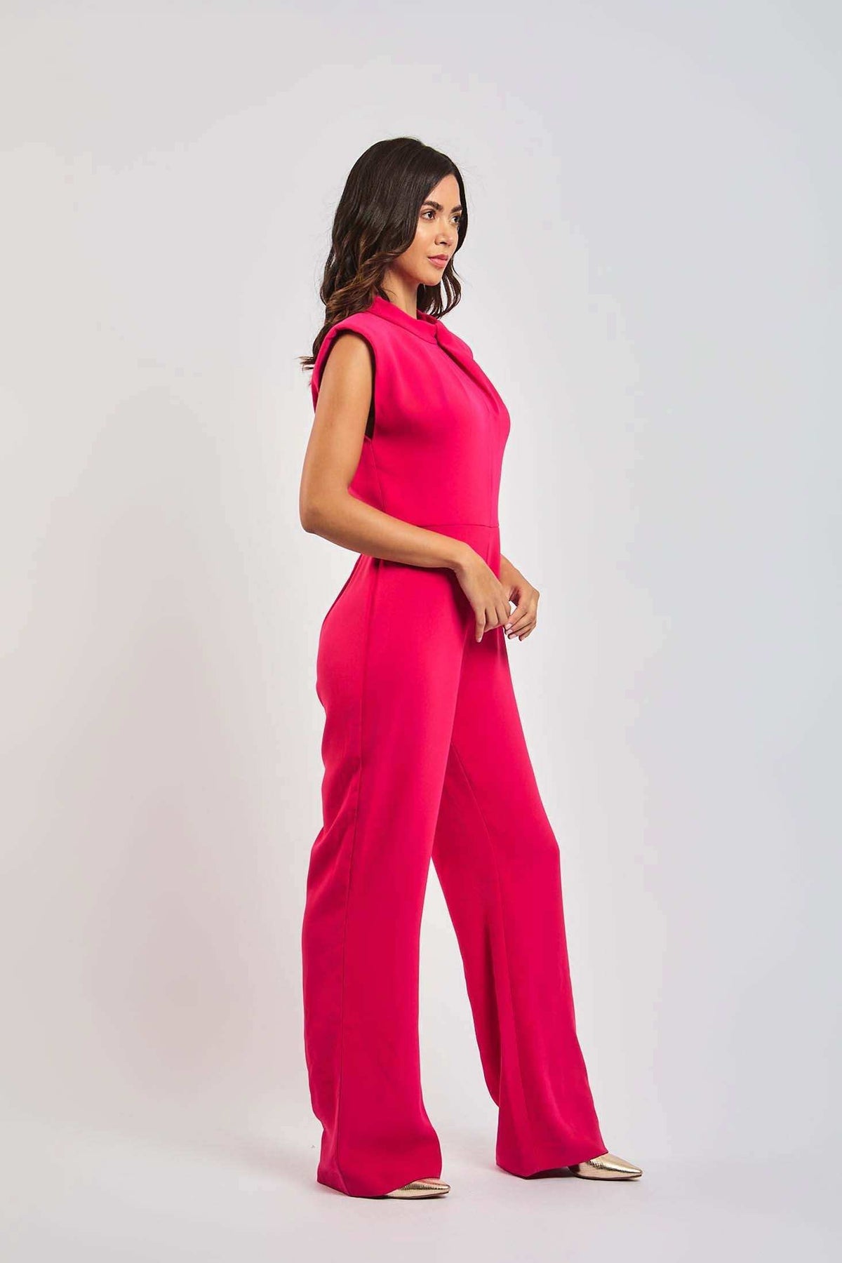 Women Regular Fit Jumpsuit - Pink
