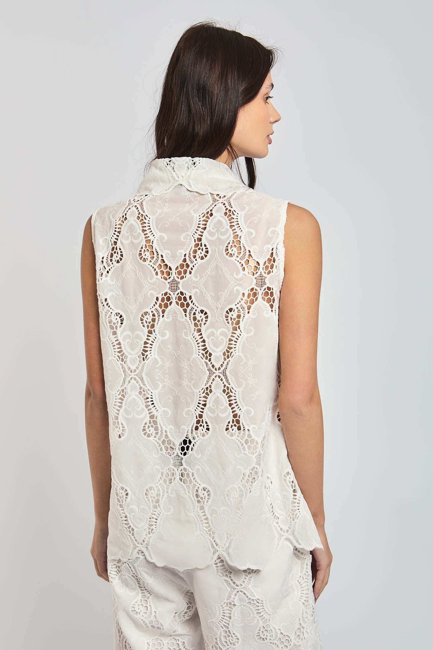 Women Regular Fit Top - White