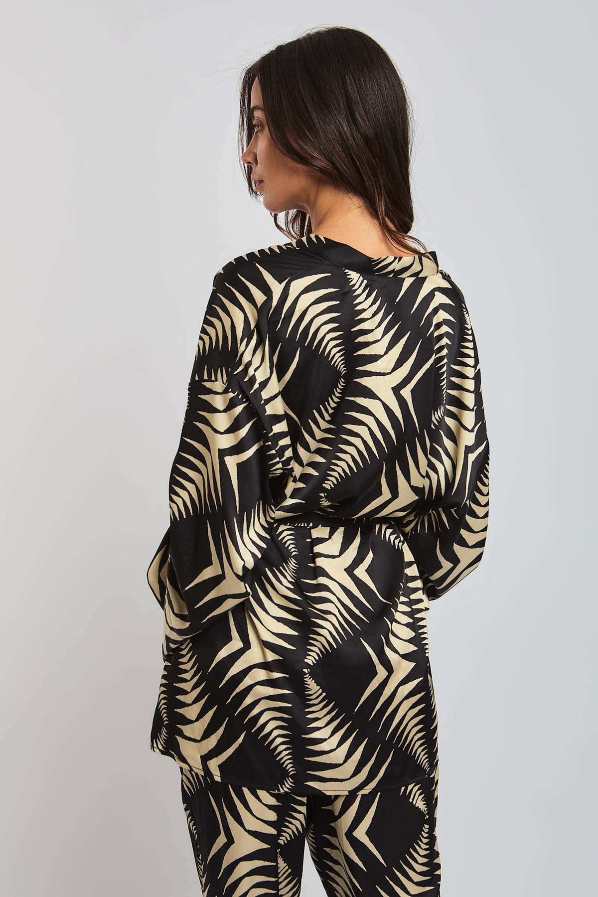 Women Regular Fit Kimono - Multicolorcolor