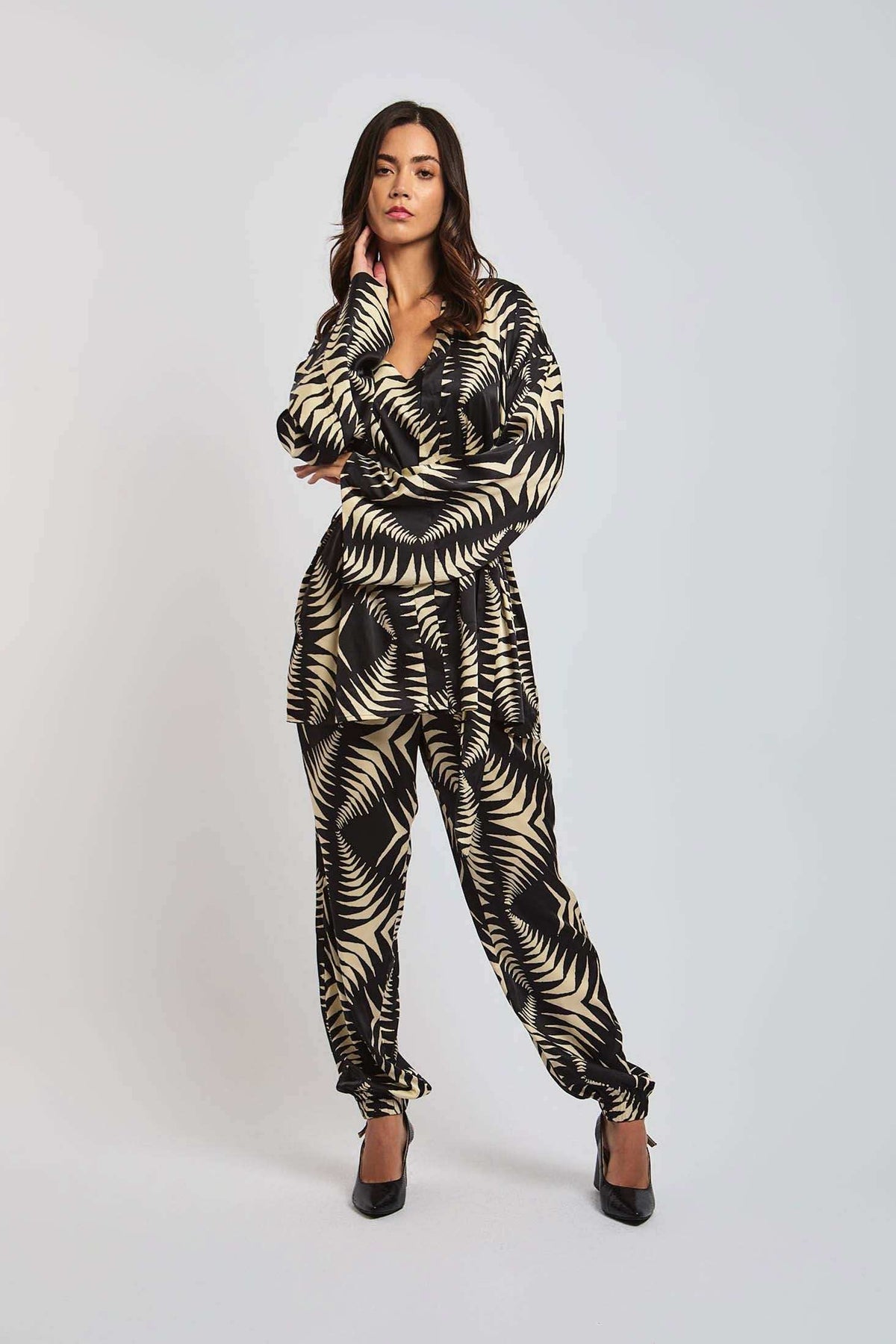 Women Regular Fit Kimono - Multicolorcolor