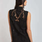 Women Regular Fit Top - Black