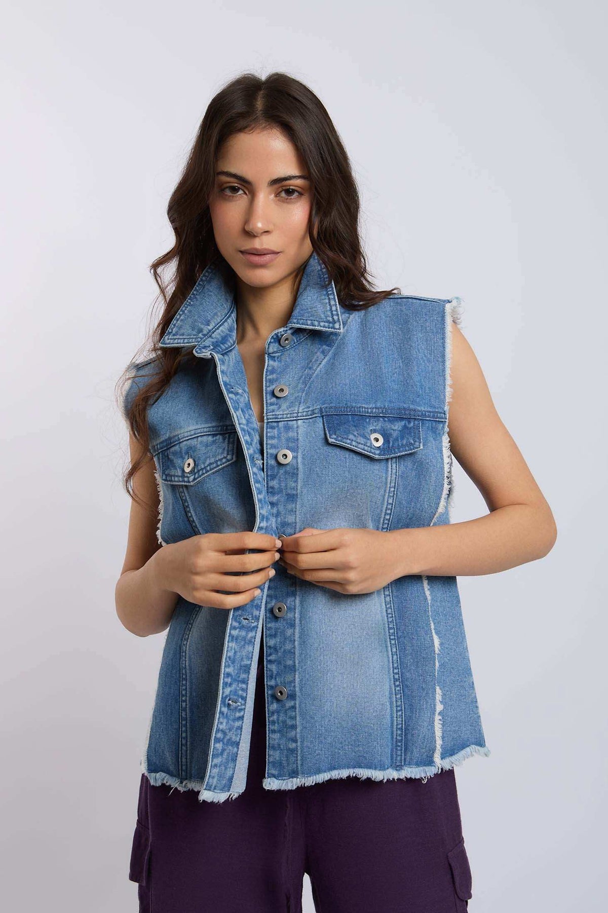 Women Regular Fit Vest - Multicolorcolor