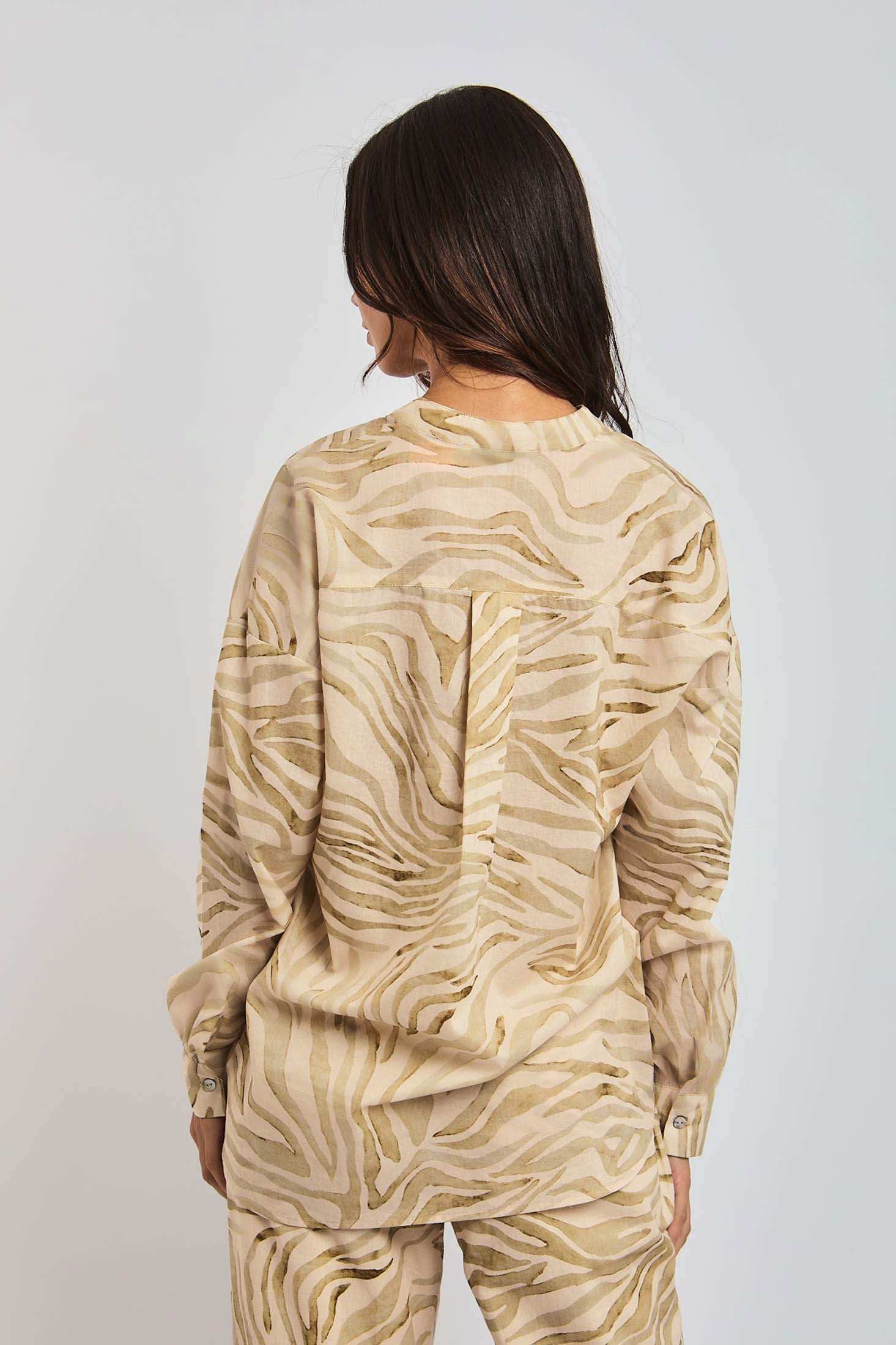 بلوزة نسائية عادية - برتقالية