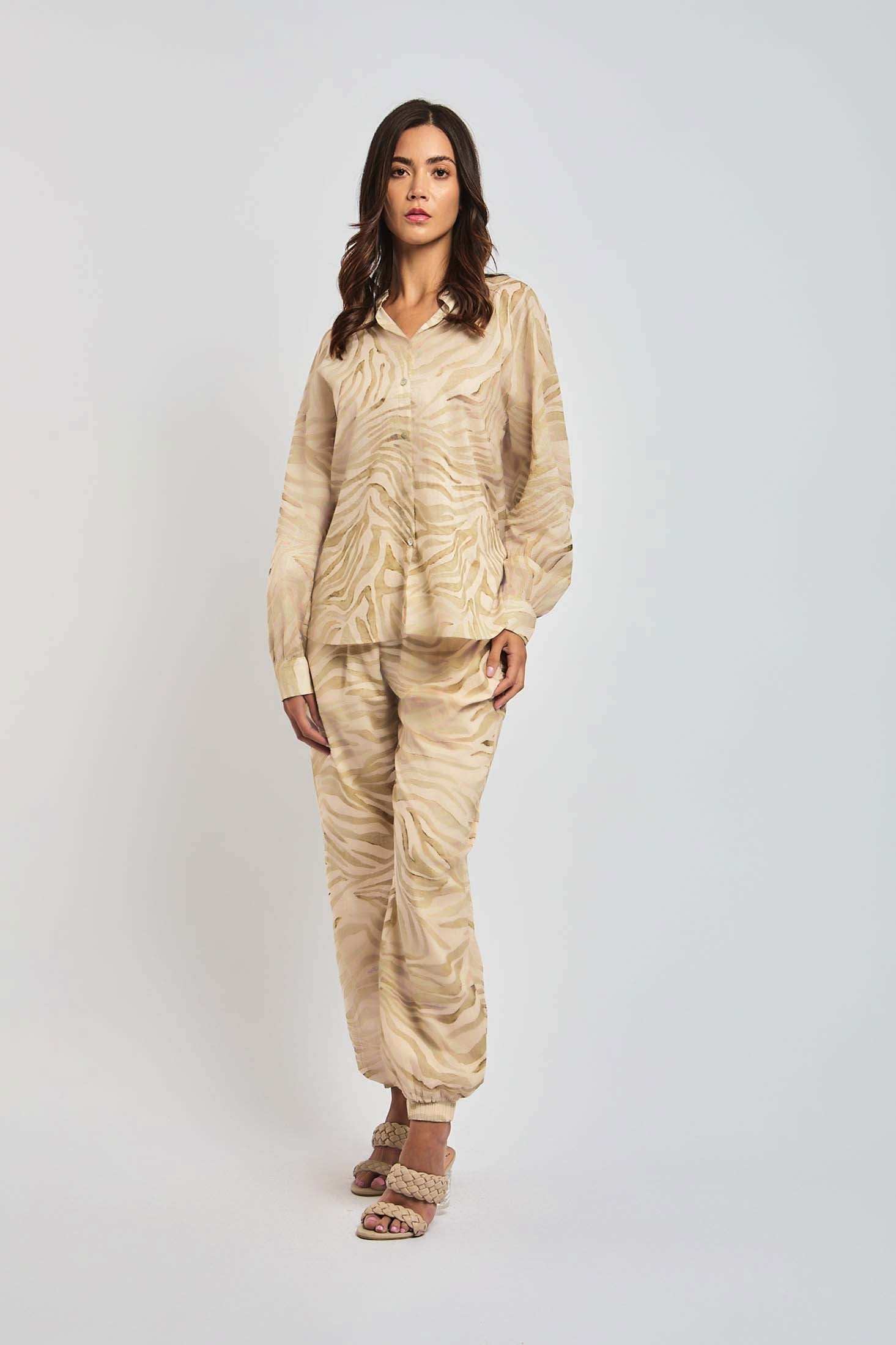 بلوزة نسائية عادية - برتقالية