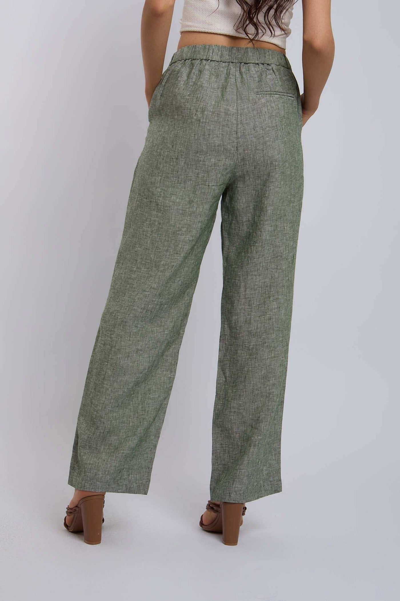 Women Regular Fit Pant - Garden Green