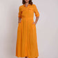 Women Regular Fit Dress - Blazing Orange